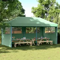 vidaXL "Neues Produkt" Party-Zelt - CLORIS - Pavillon - Grün 292x580x315 cm Oxford-Stoff - Pavillons & Partyzelte V2818