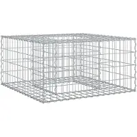 Syfax Gabionen Hochbeet Silber