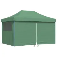 Syfax Party-Zelt Grün 292 x 440 x 315 cm Oxford-Stoff