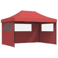 Syfax Party-Zelt Bordeauxrot 292 x 440 x 315 cm Oxford-Stoff