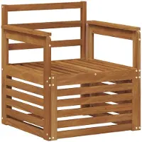 vidaXL Outdoor-Sofa Massivholz Akazie Natur