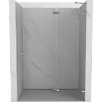 Mexen Lunar Duschdrehtür rechts 130 cm, transparent, Chrom - 834-130-000-01-00-P