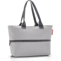 Reisenthel shopper e1, Einkaufstasche, Tragetasche, Tasche, Herringbone Grey, 12 L, RJ7074