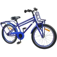 vidaXL Kinderfahrrad 20 Zoll für 6-11 Jahre alt Dunkelblau