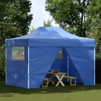 vidaXL "Neues Produkt" Party-Zelt - CLORIS - Pavillon - Blau 280x410x315 cm Oxford-Stoff - Pavillons & Partyzelte V2789