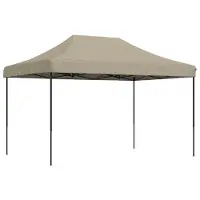 Syfax Party-Zelt Taupe 279 x 410 x 315 cm Oxford-Stoff