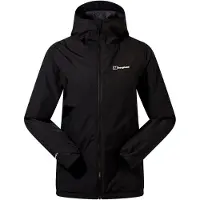 Berghaus Isolierte wasserdichte Deluge Pro 3.0 Jacket, Damen Jacke, 16 (42), BLACK/BLACK,