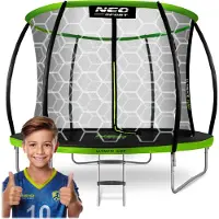 Neo-Sport 10ft/312cm profiliertes Gartentrampolin mit Innennetz