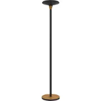 Unilux 400140805, Schwarz, Universal, Bambus, Metall, 1 Glühbirne(n), 44,6 W, LED