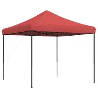 Syfax Party-Zelt Bordeauxrot 292 x 292 x 315 cm Oxford-Stoff