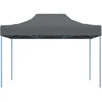 vidaXL Party-Zelt Anthrazit 280 x 410 x 315 cm Oxford-Stoff