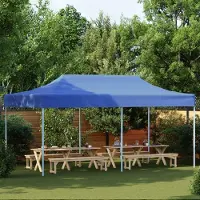vidaXL "Neues Produkt" Party-Zelt - CLORIS - Pavillon - Blau 291x580x315 cm Oxford-Stoff - Pavillons & Partyzelte V2811