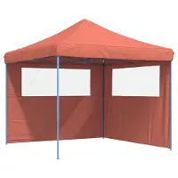 Syfax Party-Zelt Terrakotta 292 x 292 x 315 cm Oxford-Stoff