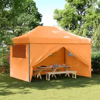 vidaXL （Robust Möbel）Party-Zelt 1 PC Wasserdicht - CLORIS - Gartenpavillon/Gartenzelt - Orange 279x410x315 cm Oxford-Stoff - Pavillons & Partyzelte NeuMöbel687459