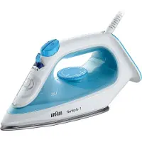 Braun TexStyle 1 Dampfbügeleisen SI 1050BL – Bügeleisen mit SuperCeramic-Bügelsohle