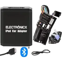 ELECTRONICX Überspannungs-Bluetooth-Adapter iPhone AUX iPad iPod Renault 12-polig