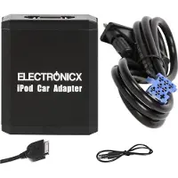 ELECTRONICX Adapter AUX iPhone iPad iPod CD Wechsler Smart, Fiat, Lancia 8 Pin Auto Radio Adapter iPhone iPad iPod Versand DE