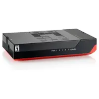 LevelOne GSW-0507, Unmanaged, Gigabit Ethernet (10/100/1000), Vollduplex, Wandmontage