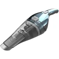 Black & Decker NVC220WBC, Trocken, 866 l/min, Beutellos, Blau, Chrom, 0,385 l, Akku