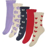 Minymo Socken - 5er-Pack - Rot - - 31/34 - Socken