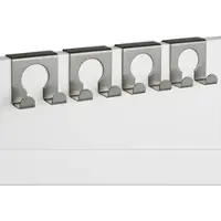 Gravidus 4er Set Türhaken Kleiderhaken Türgarderobe
