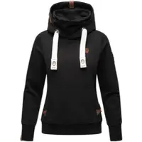 NAVAHOO Damen Kapuzensweatshirt Weicher Hoodie mit dicken Tunnelzugkordeln & Kapuze Raniaa
