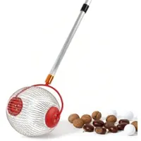 Gravidus Rollsammler Ø22 cm mit Teleskopstiel 52–120 cm Obstsammler Nusssammler