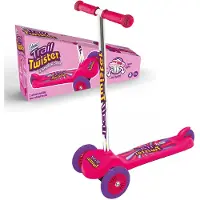 One for Fun Step Trail Twist Scooter rosa - Kinderroller für Outdoor-Spaß