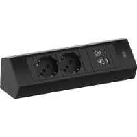 Bachmann 932.111 CASIA 2 2xP40 1xUSB A/C 22W 2,0m AEH RAL9005 932111