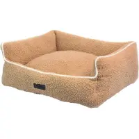 Nobby Hundebett Cloudy beige, Maße: 75 x 60 x 23 cm
