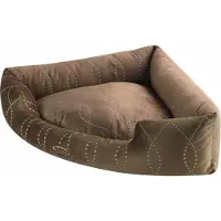 Nobby Komfort Eckbett "CENO" braun 80 x 80 x 20 cm