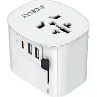 Celly Multiplug 30w Usb-a-und Usb-c-wandladegerät One Size