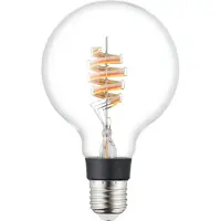 Eglo CONNECT-Z E27 LED G95 – Smarte Spiral-Globelampe mit RGB & Weiß, Zigbee, Matter & Thread