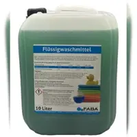 Faba Chemie 10 L Flüssigwaschmittel Konzentrat grün Universal Color inkl. Auslaufhilfe