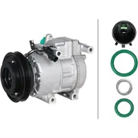 Hella Klimakompressor 12 V Ø 125 mm Thermo-Expertise für u.a. HYUNDAI ACCENT