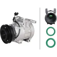 Hella Klimakompressor 12 V Ø 119 mm Thermo-Expertise passend für u.a. KIA RIO