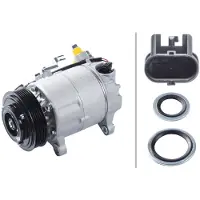Hella 8FK 366 201-951 6VS14e Klimaanlage Klimakompressor PAG 46 YF R134a R1234yf für BMW 1 Schrägheck (F40) X1 (F48) 2 Active Tourer (F45) X1 (U11)