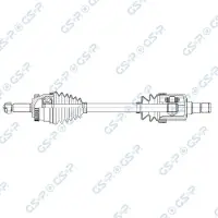 GSP Antriebswelle 256810