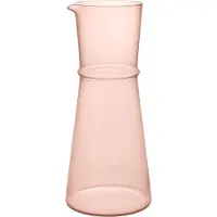 Ferm Living Boya Karaffe, rosé, 1,35 Liter Höhe 25 cm Glas - , Pink / Rosé, Glas