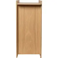Ferm Living Sama Papierkorb, Höhe 51 cm, Eichenholz , Holz, Holz