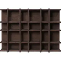 Ferm Living Tilem Regal, Eiche dunkel gebeizt, Höhe 87 cm - , Holz, Holz
