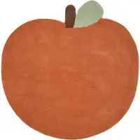 Ferm Living Decke - Apple Büschelroggen - Brown Clay - - One Size - Decken