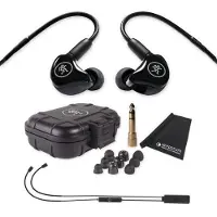 Mackie In-Ear Kopfhörer MP-120 mit Bluetooth-Adapter und Tuch