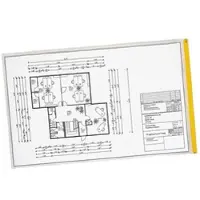 Eichner 10 Planschutztaschen DIN A4 mit UV Schutz transparent, 23x32 cm