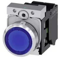 Siemens Drucktaster 1f bl rnd Ř22mm 1S 3SU1156-0AB50-3BA0
