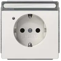 Siemens Steckdose 1f pt glz DELTAstyle UP m.BS 5UB1854-1