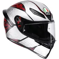 AGV K1 S Speedarmor Helm, schwarz/grau/rot, XS (53/54)