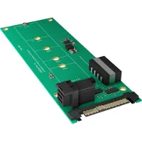 Icy Box IB-M2B02 Konverter Platine, Serial ATA-Controller (grün)