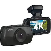 Lamax C11 GPS 4K Dashcam, Autokamera, Loop-Aufnahme, 3-Zoll-Touchscreen, Parkmodus, Eingebautes Mikrofon, Zeitrafferfunktion, Superkondensator