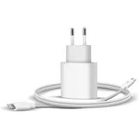 Avizar , USB-C Ladegerät 20W für iPhone/iPad inkl. Lightning Kabel, Weiß
